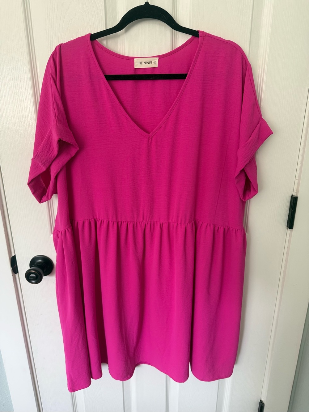 Hot Pink Dress 1X